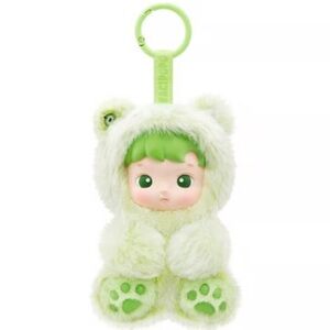 Hacipupu Gummy Bear Series Plush Pendant Green Apple Flavor Pop Mart NEW